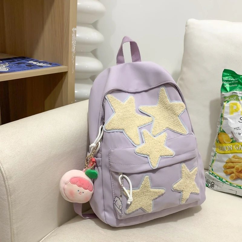 Stern-verzierte lässige Rucksack