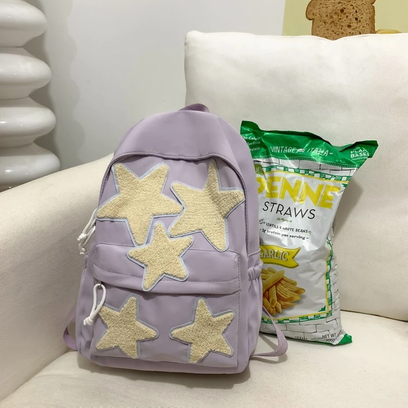 Stern-verzierte lässige Rucksack