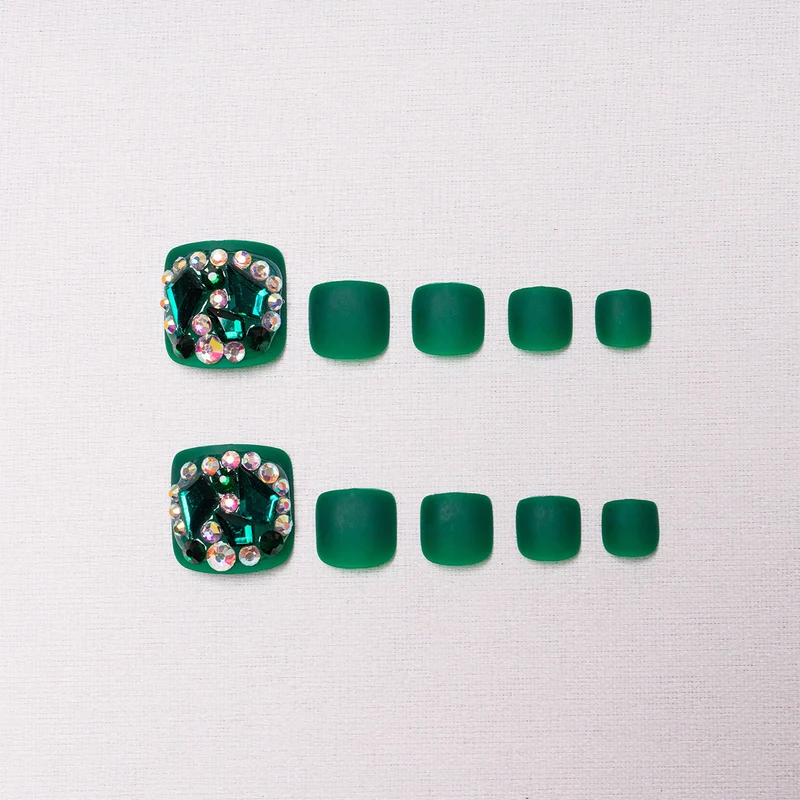 Dekorative Strass Pediküre Nagelkunst 1791110340