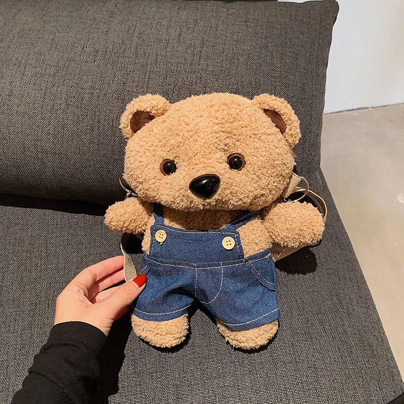 Plüsch Teddy Bear Umhängetasche
