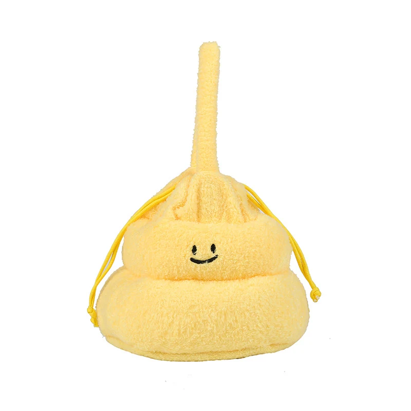 Plüsch Smiley Face Zugbeutel