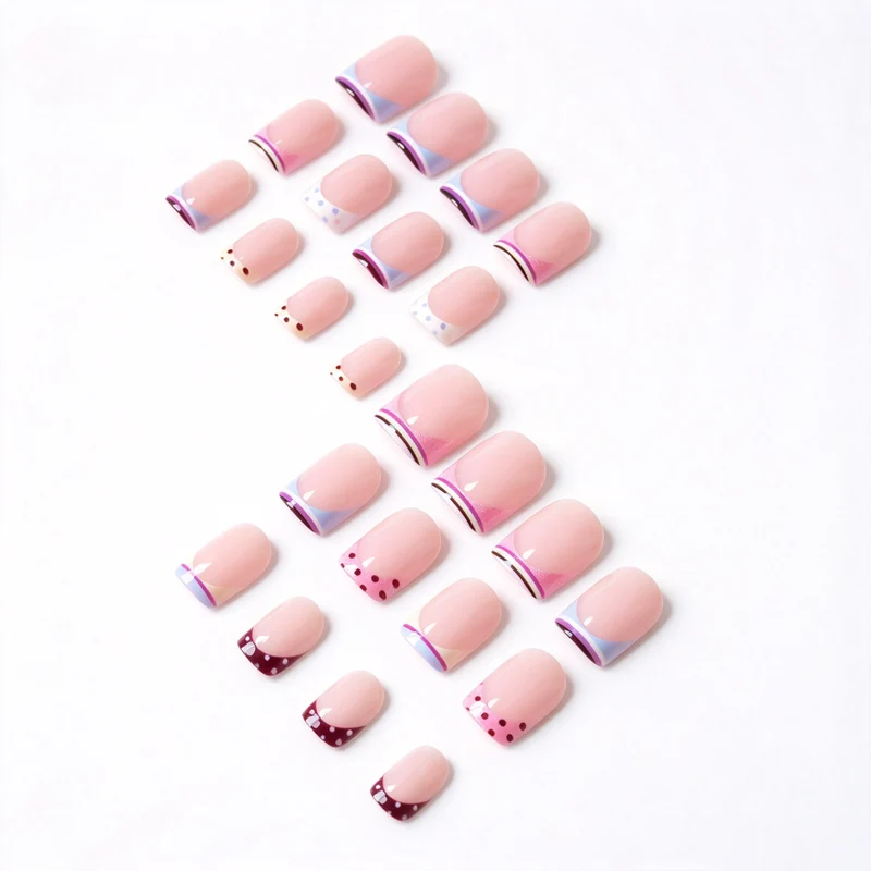 Trendy French Tip Nagelkunstset