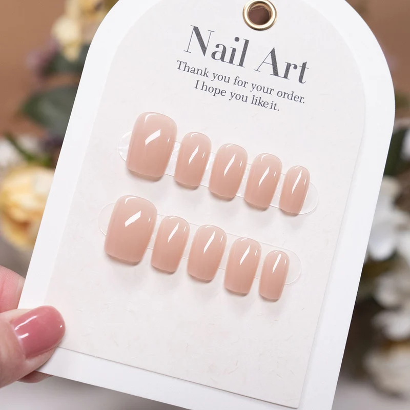 Klassisches Glänzendes Press-On Nagelset