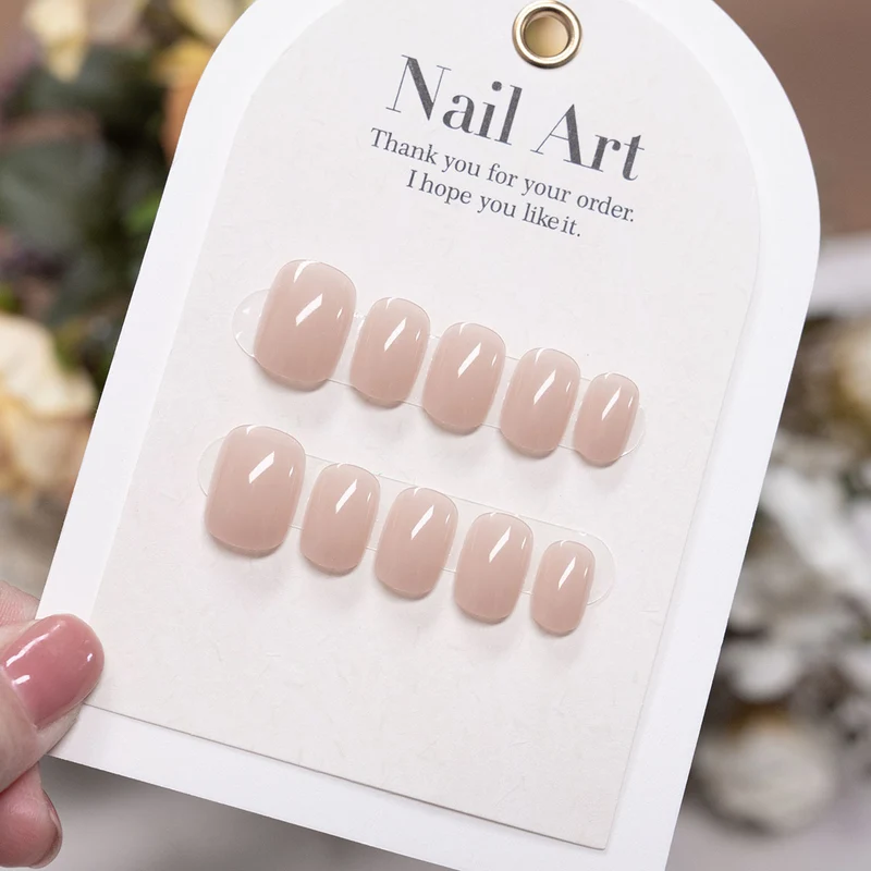 Klassisches Glänzendes Press-On Nagelset