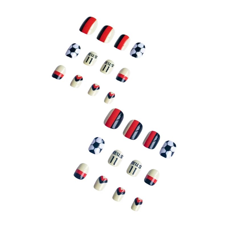 Sportliche Nagelkunst Set