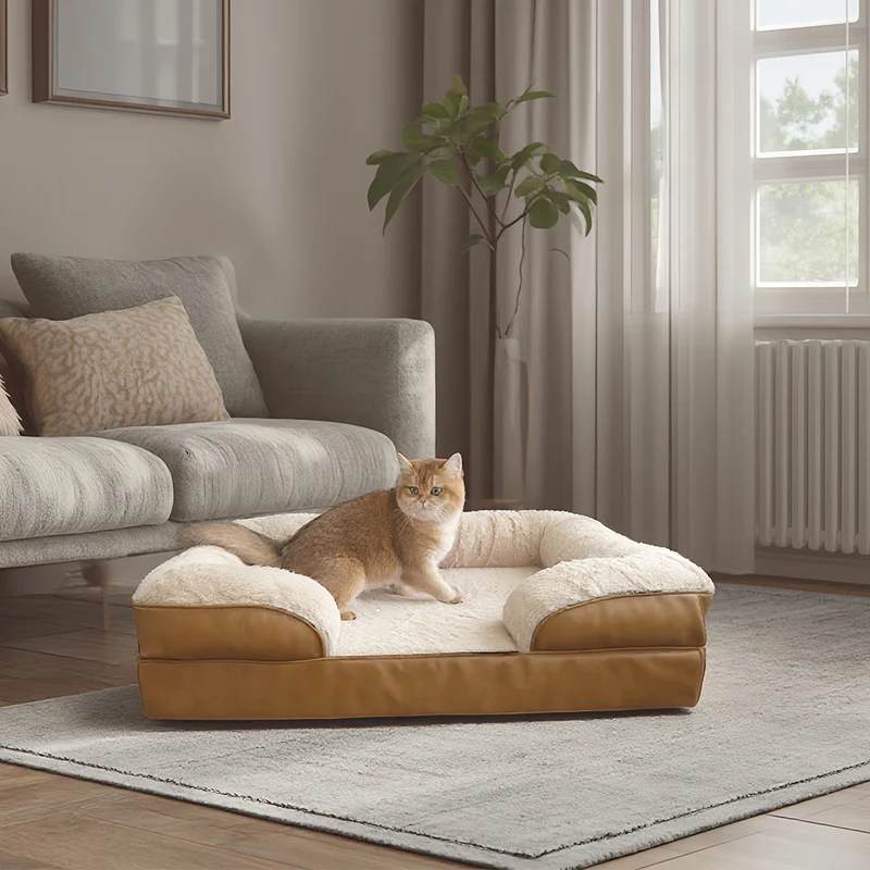 Ultra-komfortables gepolstertes Hundebett