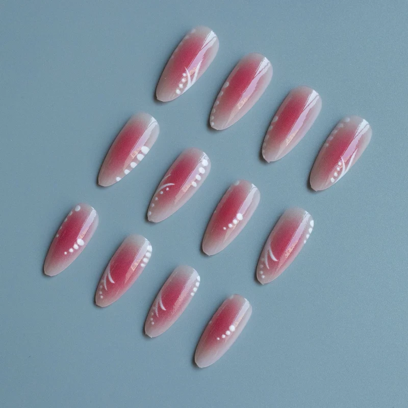 Premium Floral Gel Nagelkunst