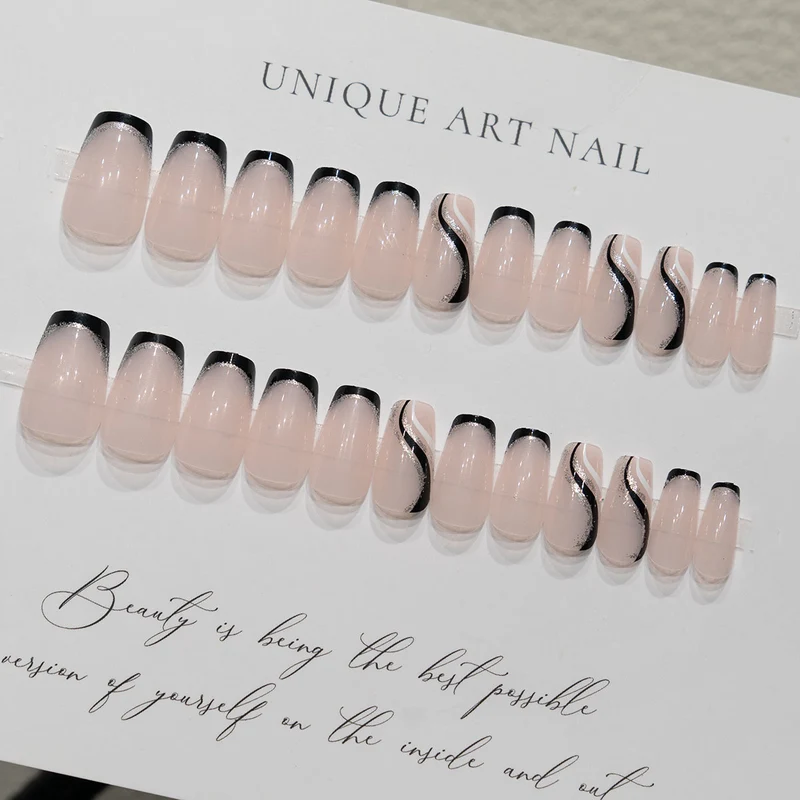 Chic Glitzerndes Nagelkunst-Set