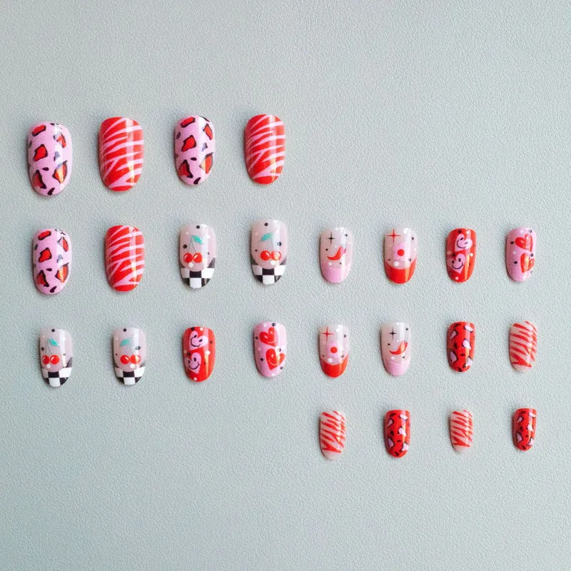 Verspieltes Nagelkunstdesign