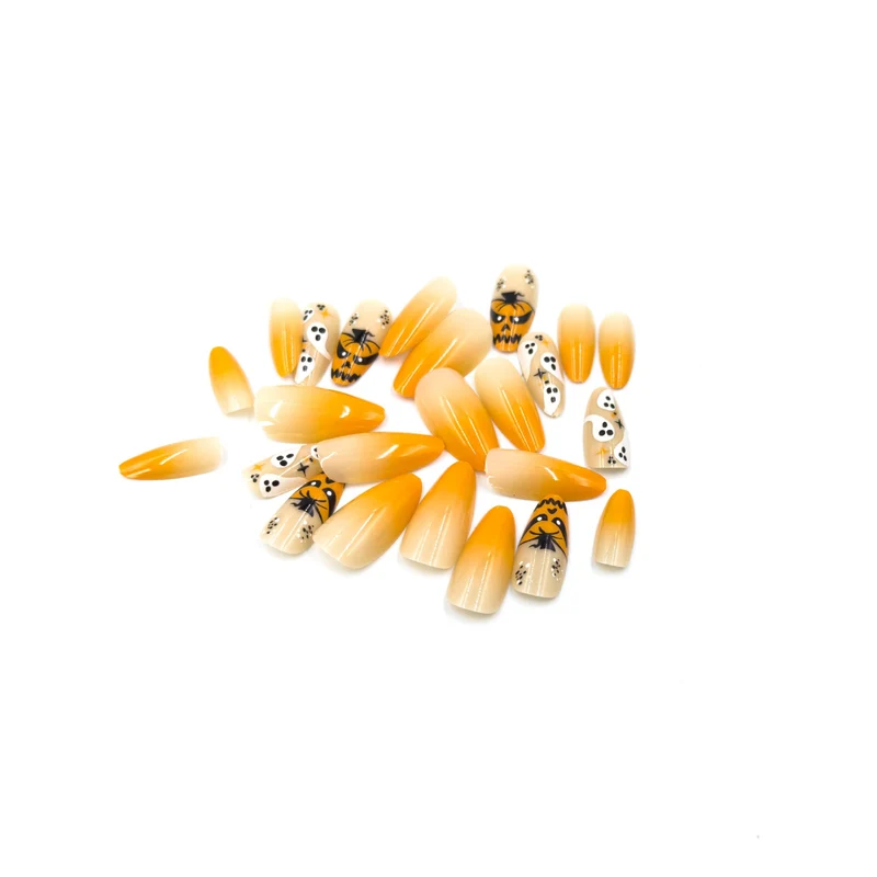 Halloween-Themen Press-On Nagelkunst Set