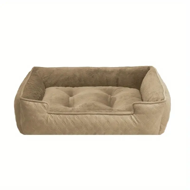 Luxuriöses gestepptes orthopädisches Hundebett