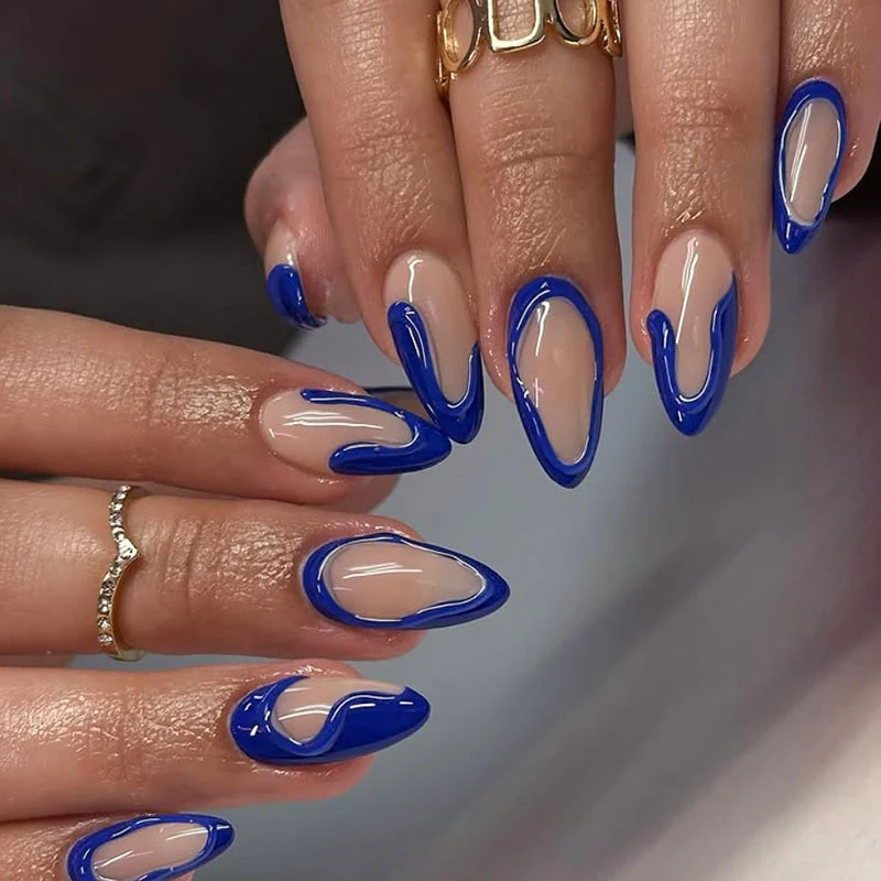 Künstlerische Stiletto Nagelkunst