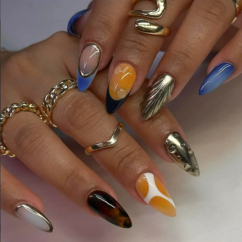 Kreatives Künstlerisches Press-On Nagelset