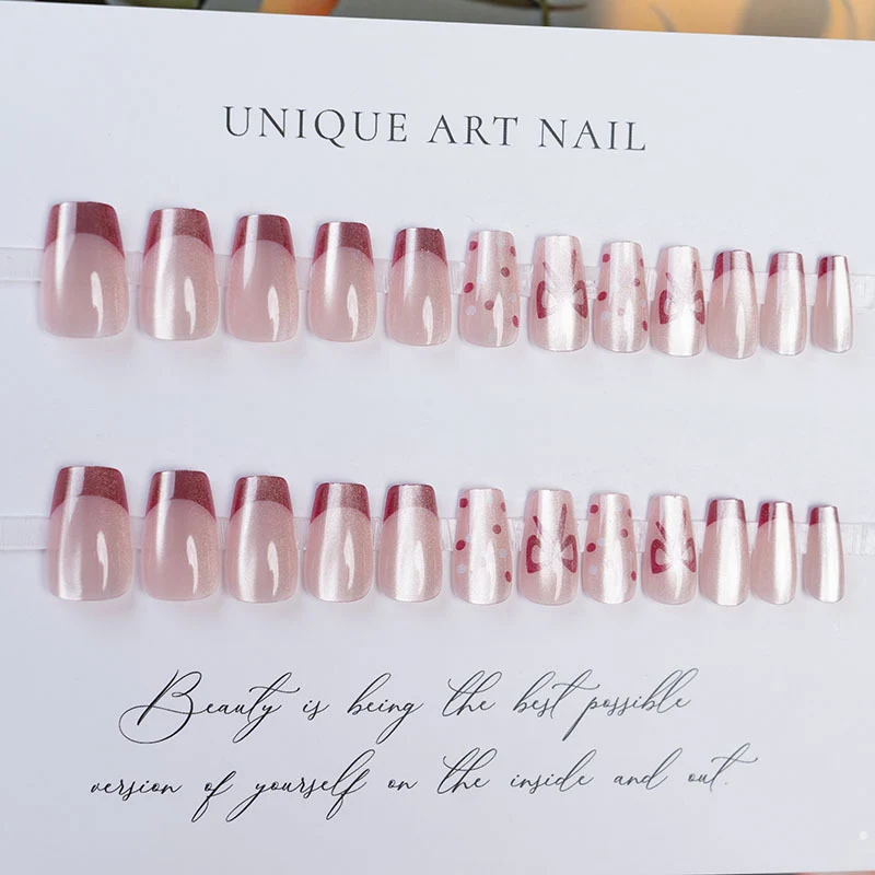 Künstlerisches multifunktionales Press-On-Nagelset