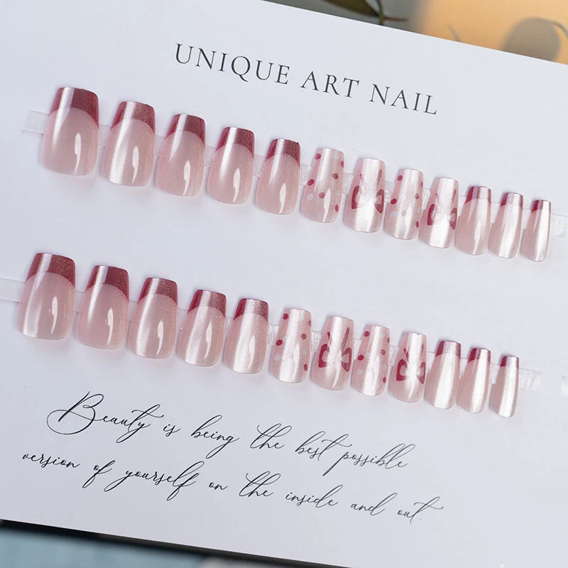 Künstlerisches multifunktionales Press-On-Nagelset