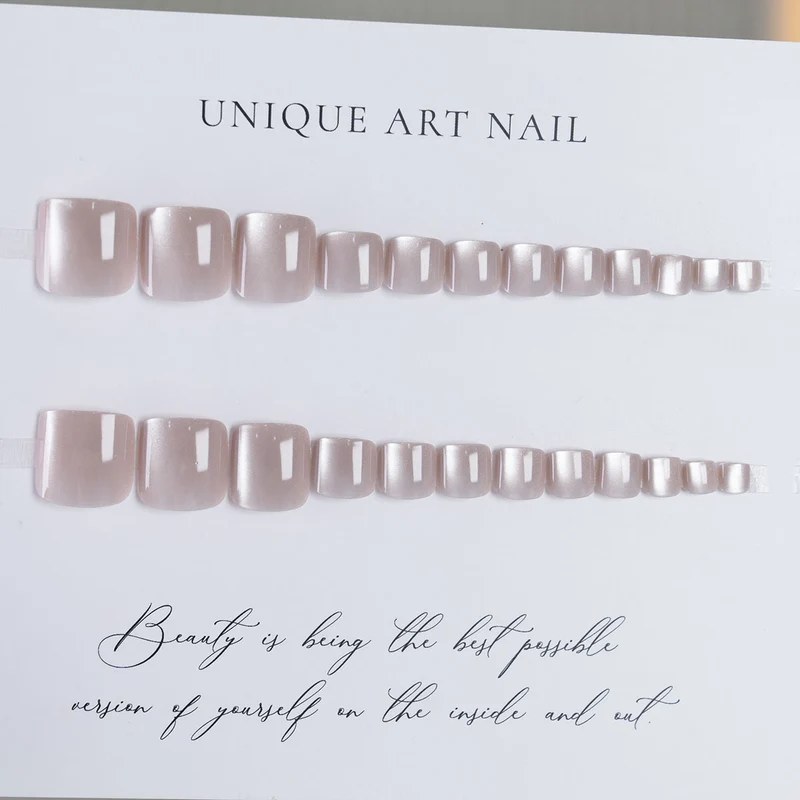 Künstlerische Glänzende Fußnagelkunst
