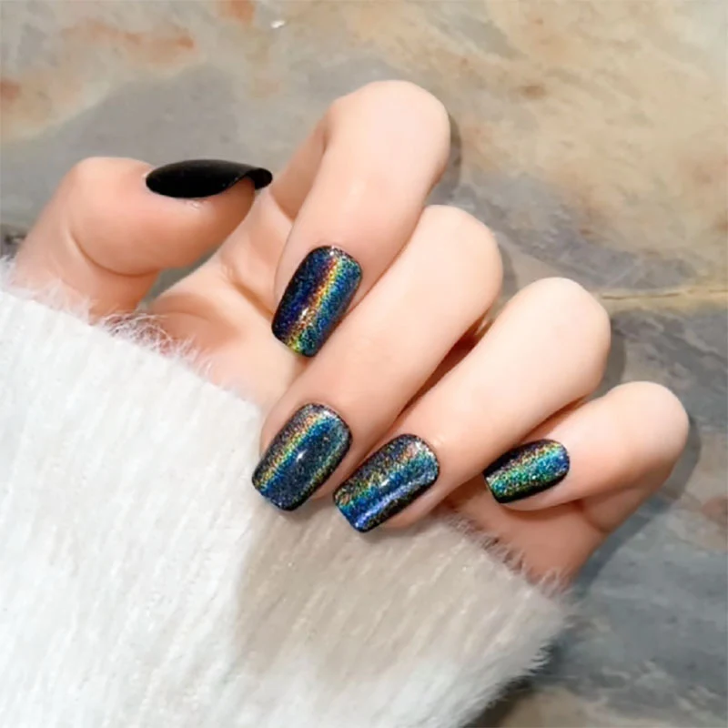 Künstlerisches Glam Press-On Nagelset