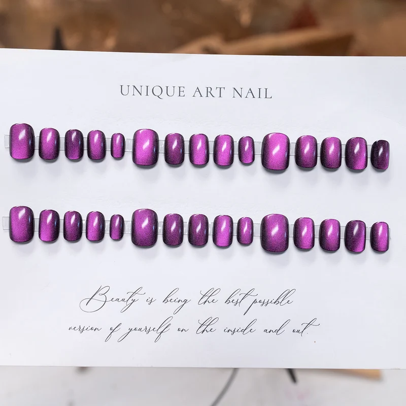 Künstlerisches Glam Press-On Nagelset