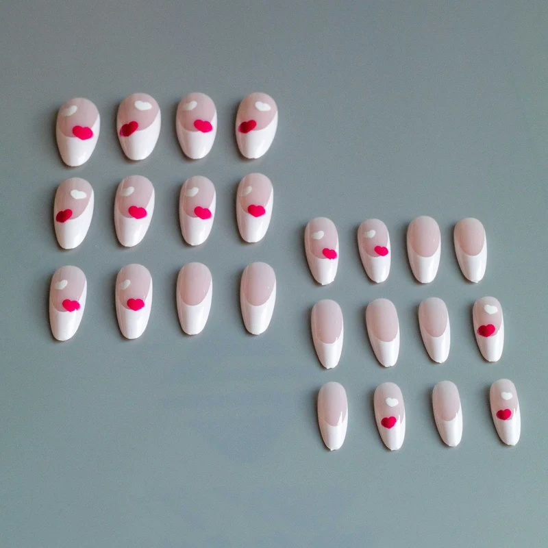Herz-Themen Stiletto Nagelkunst Kit