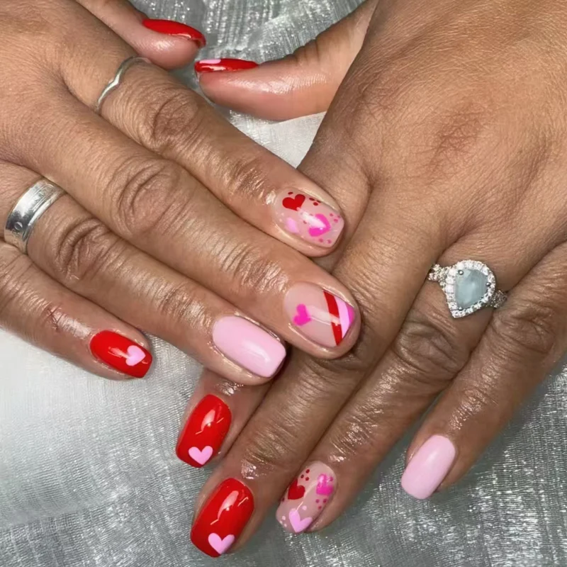 Herz-Themen-Nagelkunst-Kit