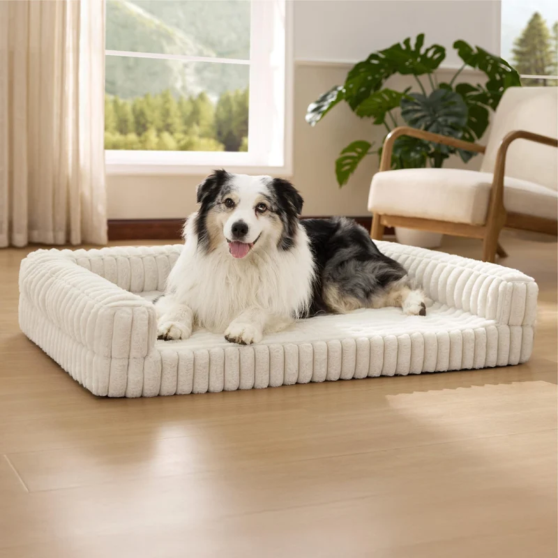 Gemütliches Strukturiertes Lounge-Sessel-Hundebett