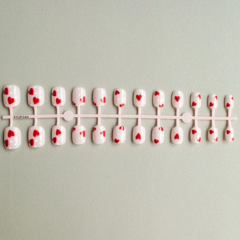 Herz-themen Acryl-Nagelkunst Set