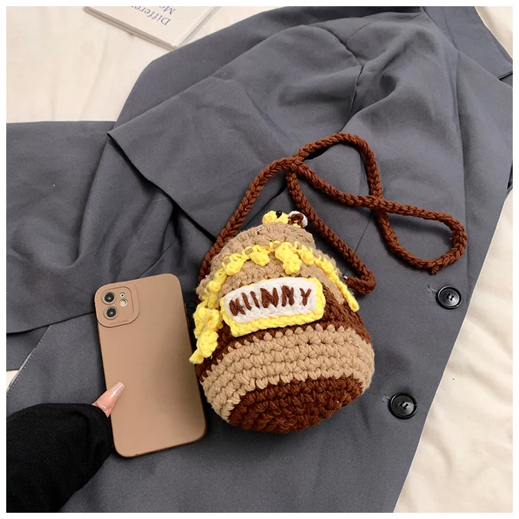 Handgefertigte Häkel-Mini-Tasche
