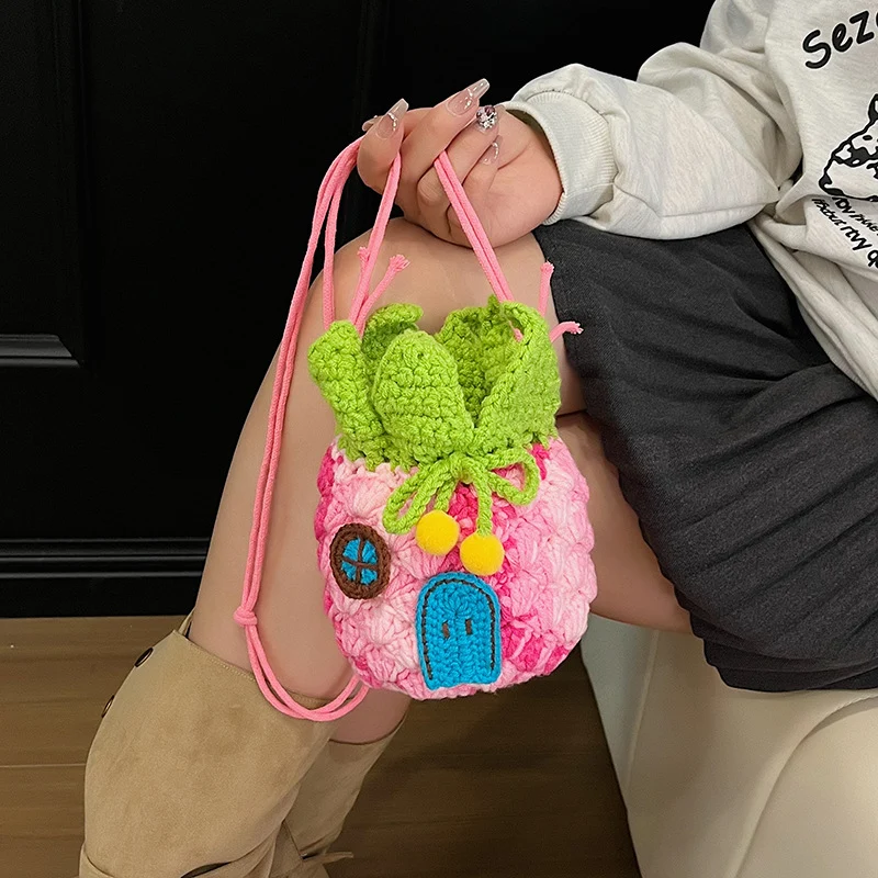 Süße Ananas Häkel Mini Tasche