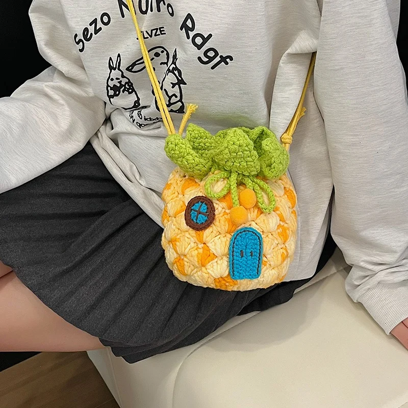 Süße Ananas Häkel Mini Tasche