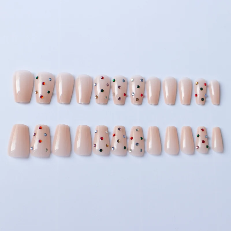 Glitzerndes Strass-Nagelkunst-Set
