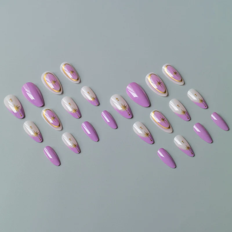 Glamorous Star Motiv Nagelkunst Set