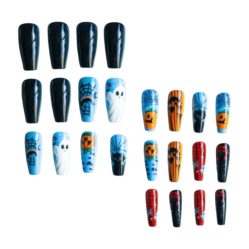 Halloween-Themen Nagelkunst Design Set
