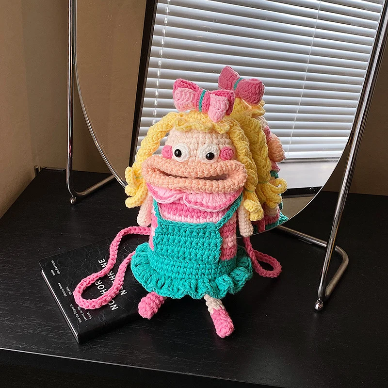 Häkel Charakter Mini Rucksack
