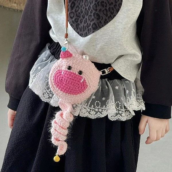 Kreative Häkelmonster Tasche