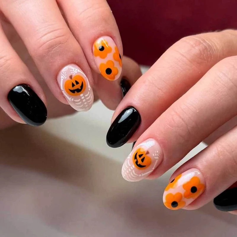 Halloween-Themen Kreatives Nagelkunst Set