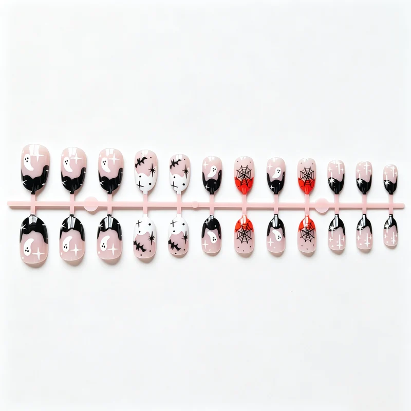 Halloween-Themen Künstlerisches Nageldesign-Set