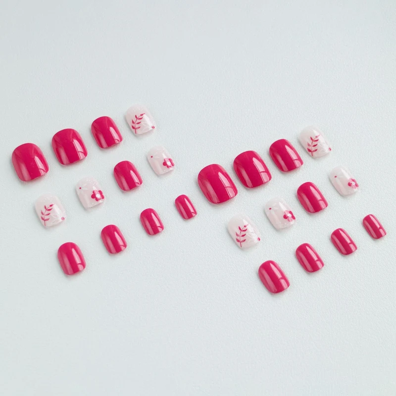Floral Nagelkunstset