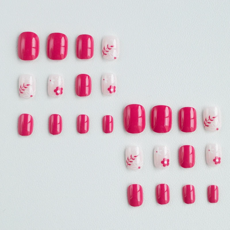 Floral Nagelkunstset