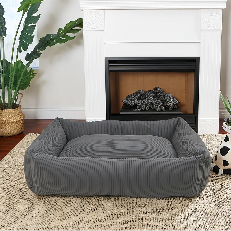 Deluxe geripptes Hundebett