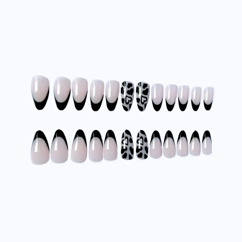 Elegantes Spitz-Französisches Tipps-Nagelkunst-Set