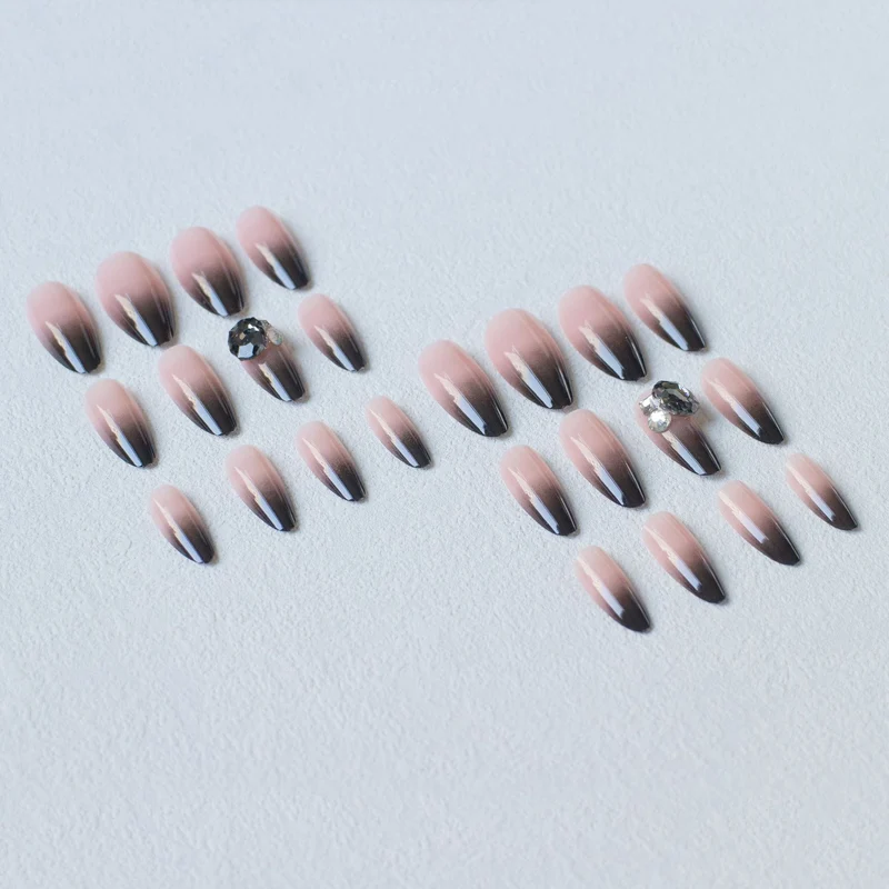 Elegante Ombre Stiletto Nagelkunst Set