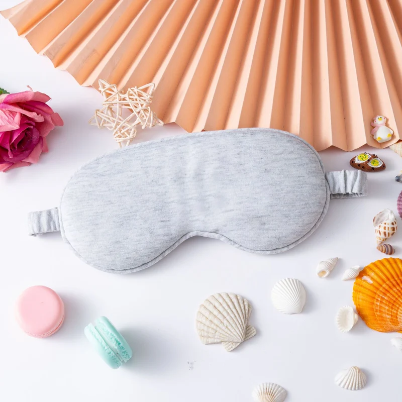 Leichte Baumwoll-Schlafmaske für Damen mit ergonomischer Polsterung und elastischem Komfortband Skanto