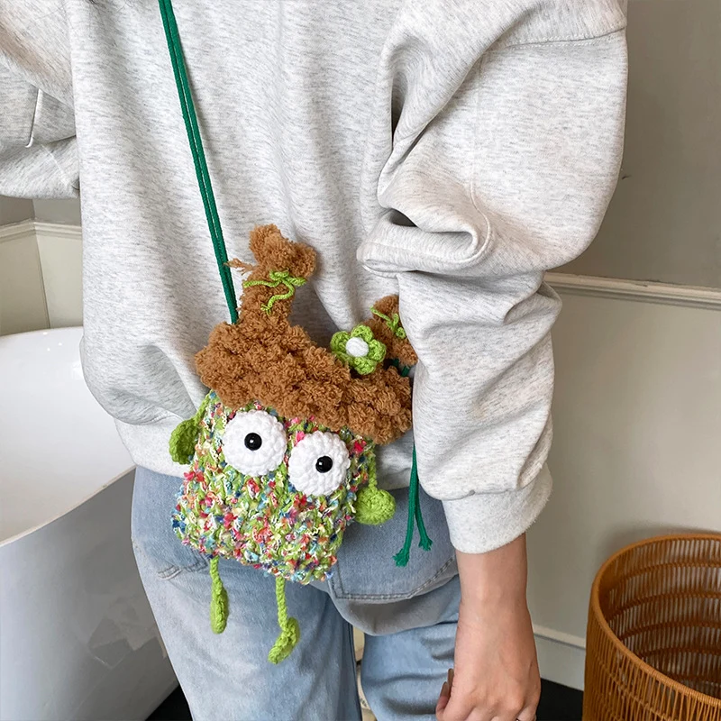 Fun Character Häkel Mini Tasche