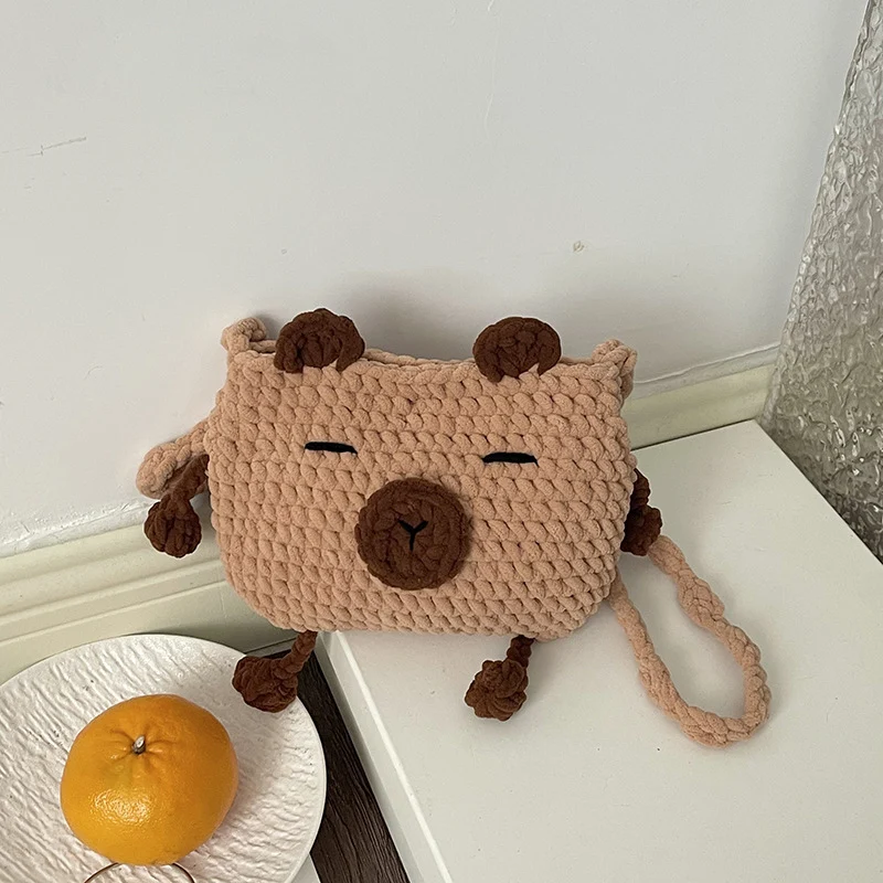 Spaß Charakter Häkelhandtasche