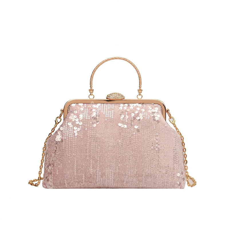 Paillettierte Abendhandtasche