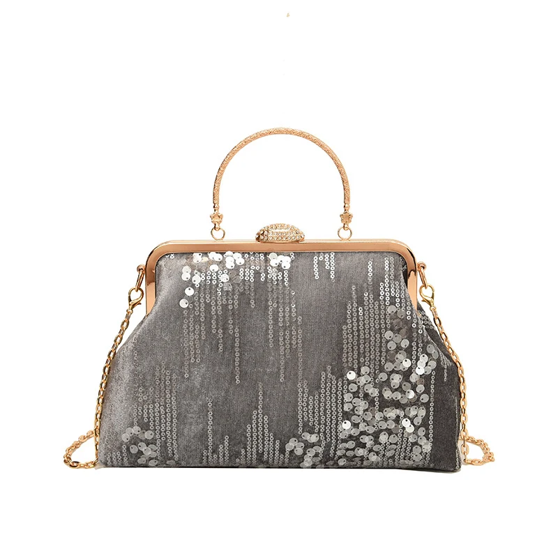 Paillettierte Abendhandtasche