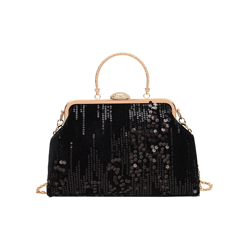 Paillettierte Abendhandtasche