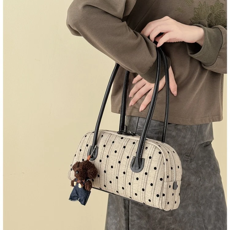 Polka Dot Akzent Handtasche