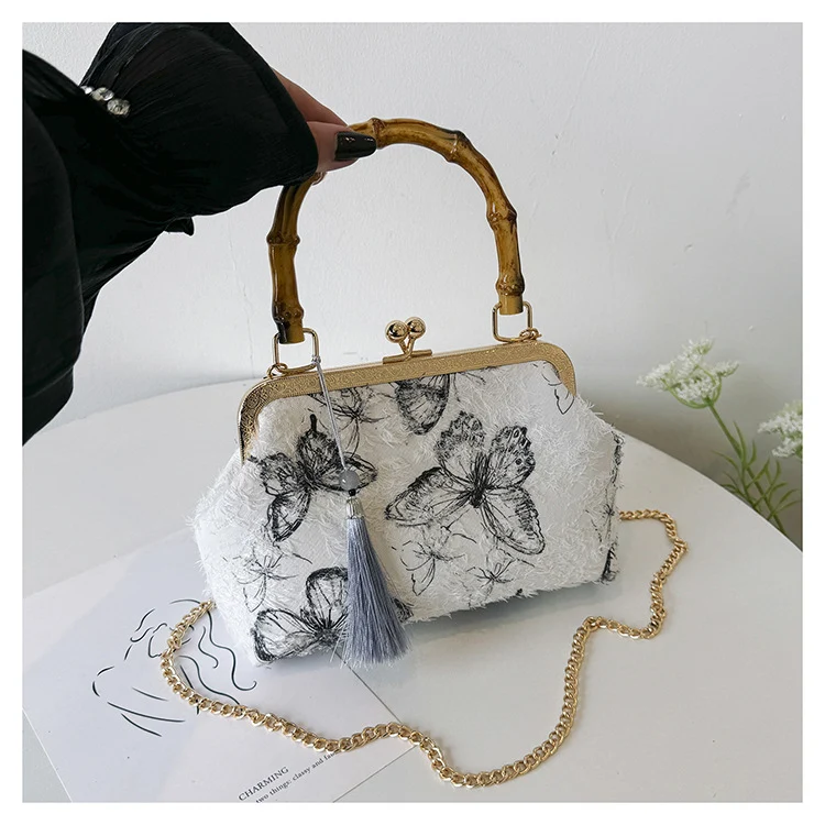 Vintage Floral Handtasche