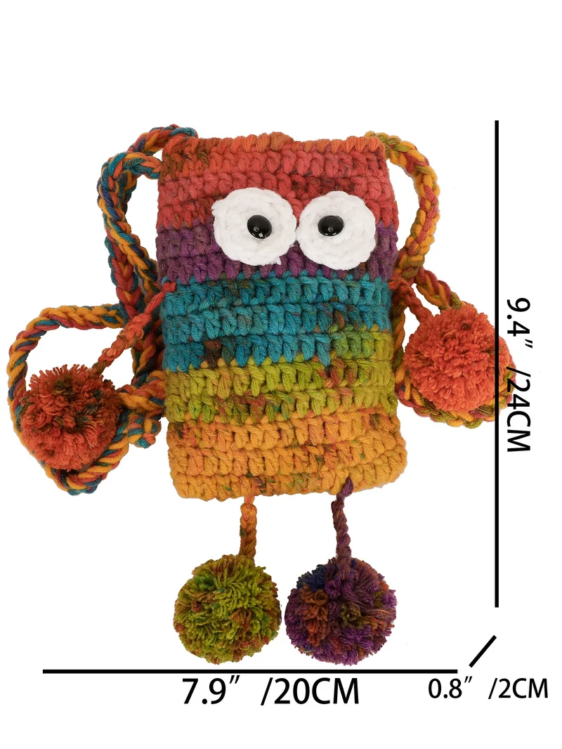 Elefanten-Themen Häkel Mini Tasche